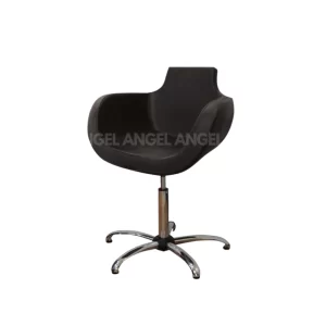 Sillón Persis Base a Gas Negro para peluquería profesional