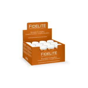 Complejo keratínico reestructurante en ampollas para cabello débil y dañado