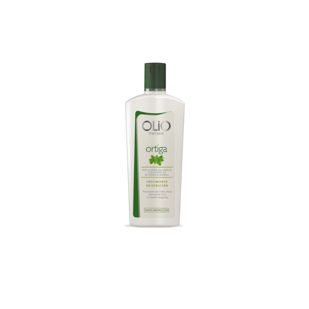 Shampoo ortiga para la caída del cabello Olio